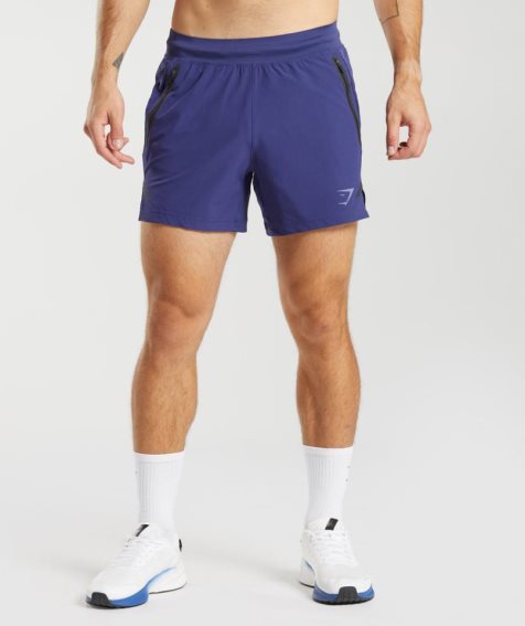 Men's Gymshark Apex 5" Perform Shorts Purple | NZ 4DSFZO